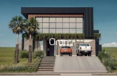 Sobrado à venda, 231 m² por r$ 2.200.000,00 - jardins barcelona - senador canedo/go
