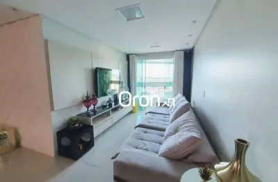 Apartamento equipado e mobiliado com 3 dormitórios à venda, 93 m² por r$ 749.000 - setor aeroporto - goiânia/go