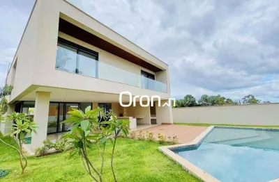 Sobrado à venda, 455 m² por r$ 6.300.000,00 - residencial alphaville flamboyant - goiânia/go