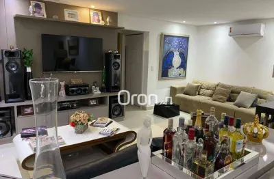 Apartamento mobiliado com 4 dormitórios à venda, 180 m² por r$ 2.150.000 - setor bueno - goiânia/go