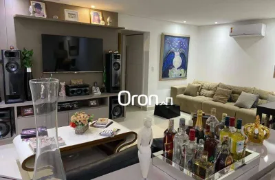 Apartamento mobiliado com 4 dormitórios à venda, 180 m² por r$ 2.500.000 - setor bueno - goiânia/go