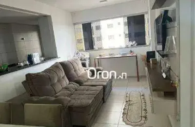 Apartamento com 2 dormitórios à venda, 62 m² por r$ 370.000,00 - vila rosa - goiânia/go