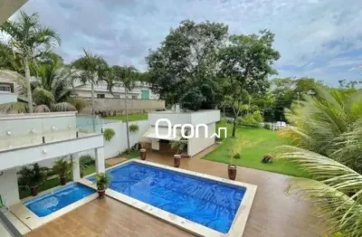 Sobrado à venda, 520 m² por r$ 5.490.000,00 - portal do sol mendanha - goiânia/go