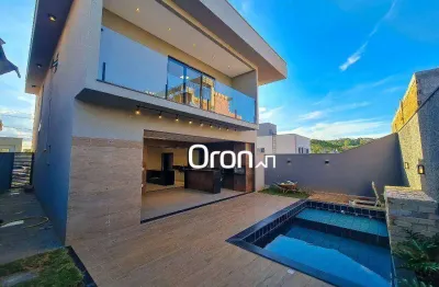 Sobrado à venda, 228 m² por r$ 1.590.000,00 - jardins capri - senador canedo/go