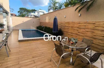 Sobrado à venda, 350 m² por r$ 3.200.000,00 - jardins madri - goiânia/go