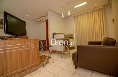 Flat com 1 dormitório à venda, 27 m² por r$ 250.000,00 - setor oeste - goiânia/go