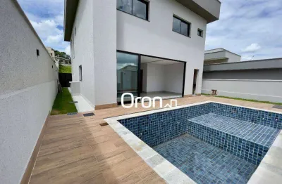 Sobrado com 4 dormitórios à venda, 230 m² por r$ 1.690.000,00 - jardins barcelona - senador canedo/go