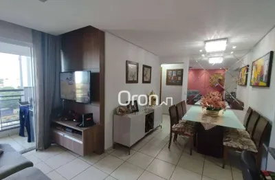 Apartamento com 3 dormitórios à venda, 75 m² por r$ 398.000,00 - vila dos alpes - goiânia/go