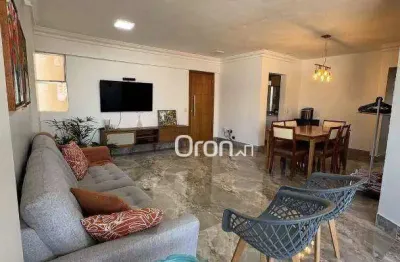 Apartamento mobiliado com 3 dormitórios à venda, 113 m² por r$ 760.000 - setor bueno - goiânia/go