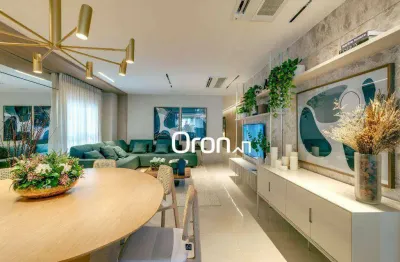 Apartamento com 3 dormitórios à venda, 194 m² por r$ 2.410.000,00 - setor marista - goiânia/go