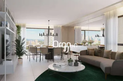 Apartamento com 4 dormitórios à venda, 259 m² por r$ 3.200.000,00 - setor marista - goiânia/go