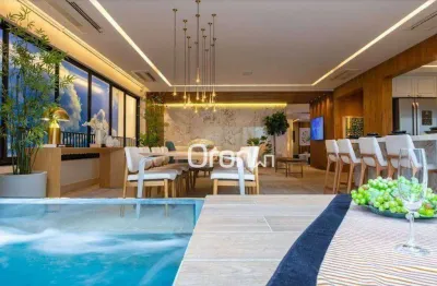 Apartamento com 4 dormitórios à venda, 205 m² por r$ 2.407.000,00 - setor marista - goiânia/go