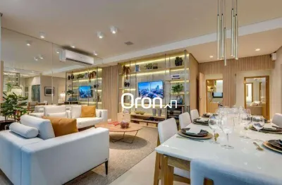 Apartamento com 4 dormitórios à venda, 173 m² por r$ 2.200.000,00 - setor marista - goiânia/go