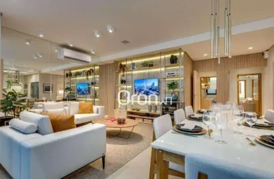 Apartamento com 3 dormitórios à venda, 173 m² por r$ 2.180.000,00 - setor marista - goiânia/go