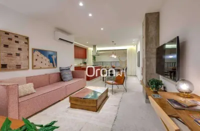 Apartamento com 3 dormitórios à venda, 121 m² por r$ 1.140.000,00 - setor oeste - goiânia/go