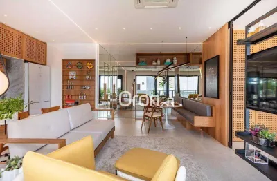 Flat com 1 dormitório à venda, 47 m² por r$ 655.000,00 - setor marista - goiânia/go