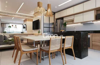 Apartamento com 3 dormitórios à venda, 76 m² por r$ 525.000,00 - setor central - goiânia/go