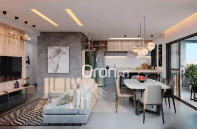 Apartamento com 3 dormitórios à venda, 109 m² por r$ 1.170.000,00 - setor bueno - goiânia/go