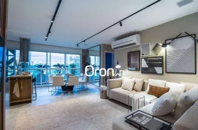 Apartamento com 3 dormitórios à venda, 81 m² por r$ 830.000,00 - setor bueno - goiânia/go