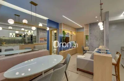 Apartamento com 3 dormitórios à venda, 68 m² por r$ 470.000,00 - setor criméia oeste - goiânia/go