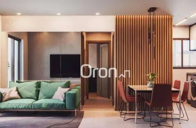 Apartamento com 2 dormitórios à venda, 53 m² por r$ 370.000,00 - parque das nações - aparecida de goiânia/go
