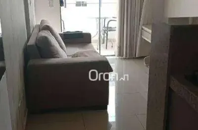 Flat mobiliado com 1 dormitório à venda, 33 m² por R$ 369.000 - Alto da Glória - Goiânia/GO