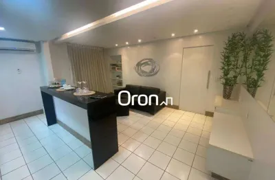 Flat mobiliado com 1 dormitório à venda, 62 m² por r$ 470.000 - setor oeste - goiânia/go