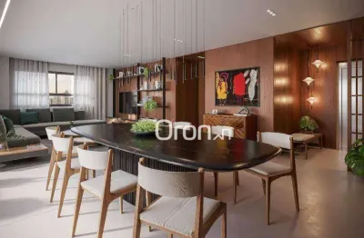Apartamento com 4 dormitórios à venda, 217 m² por r$ 2.670.000,00 - setor marista - goiânia/go