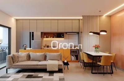 Apartamento com 3 dormitórios à venda, 75 m² por r$ 692.000,00 - setor bueno - goiânia/go