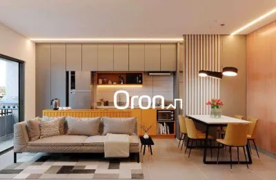 Apartamento com 3 dormitórios à venda, 75 m² por r$ 730.000,00 - setor bueno - goiânia/go