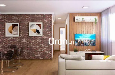 Apartamento com 3 dormitórios à venda, 63 m² por r$ 435.000,00 - vila rosa - goiânia/go