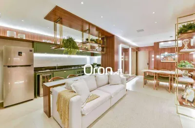 Apartamento com 2 dormitórios à venda, 65 m² por r$ 765.000,00 - setor bueno - goiânia/go