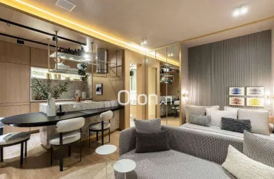 Apartamento com 2 dormitórios à venda, 70 m² por r$ 730.000,00 - setor pedro ludovico - goiânia/go