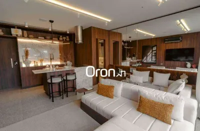 Flat com 1 dormitório à venda, 37 m² por r$ 460.000,00 - setor bueno - goiânia/go