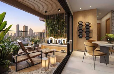 Apartamento com 2 dormitórios à venda, 66 m² por r$ 795.000,00 - setor marista - goiânia/go