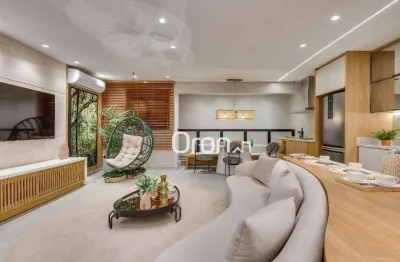 Apartamento com 3 dormitórios à venda, 82 m² por r$ 1.000.000,00 - setor marista - goiânia/go