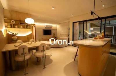 Apartamento com 2 dormitórios à venda, 62 m² por r$ 692.000,00 - setor bueno - goiânia/go