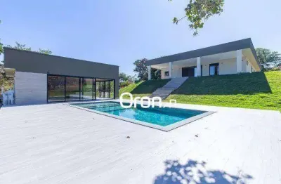 Casa à venda, 915 m² por r$ 5.490.000,00 - condomínio alto da boa vista - senador canedo/go