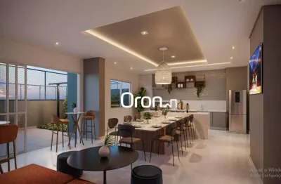 Apartamento com 3 dormitórios à venda, 76 m² por r$ 785.000,00 - setor bueno - goiânia/go