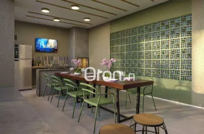 Apartamento com 2 dormitórios à venda, 43 m² por r$ 325.000,00 - residencial eldorado - goiânia/go