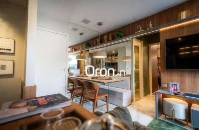 Apartamento com 2 dormitórios à venda, 61 m² por r$ 345.000,00 - jardim atlântico - goiânia/go