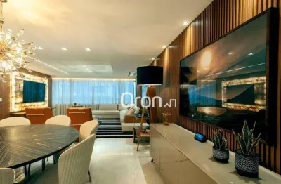 Apartamento com 4 dormitórios à venda, 260 m² por r$ 2.420.000,00 - setor marista - goiânia/go
