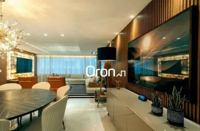 Apartamento com 4 dormitórios à venda, 256 m² por r$ 2.395.000,00 - setor marista - goiânia/go