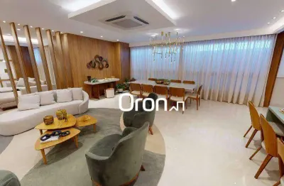 Apartamento com 3 dormitórios à venda, 227 m² por r$ 2.497.000,00 - setor marista - goiânia/go