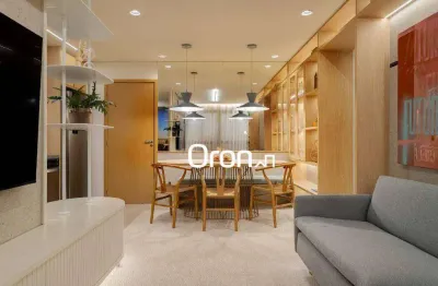 Apartamento com 2 dormitórios à venda, 58 m² por r$ 495.000,00 - setor central - goiânia/go