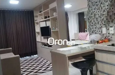 Flat com 1 dormitório à venda, 38 m² por r$ 449.000,00 - jardim goiás - goiânia/go