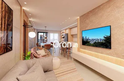 Apartamento com 3 dormitórios à venda, 109 m² por r$ 1.136.000,00 - setor marista - goiânia/go
