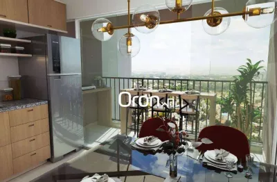 Apartamento com 2 dormitórios à venda, 66 m² por r$ 425.000,00 - parque oeste industrial - goiânia/go