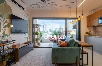 Apartamento com 2 dormitórios à venda, 80 m² por r$ 765.000,00 - parque amazônia - goiânia/go