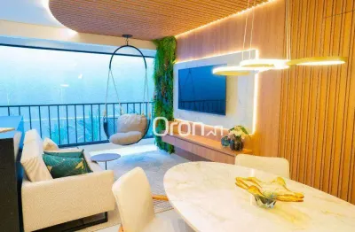 Apartamento com 3 dormitórios à venda, 82 m² por r$ 820.000,00 - parque amazônia - goiânia/go